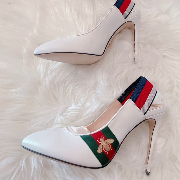 Gucci web bee pumps - Picture 3 of 9